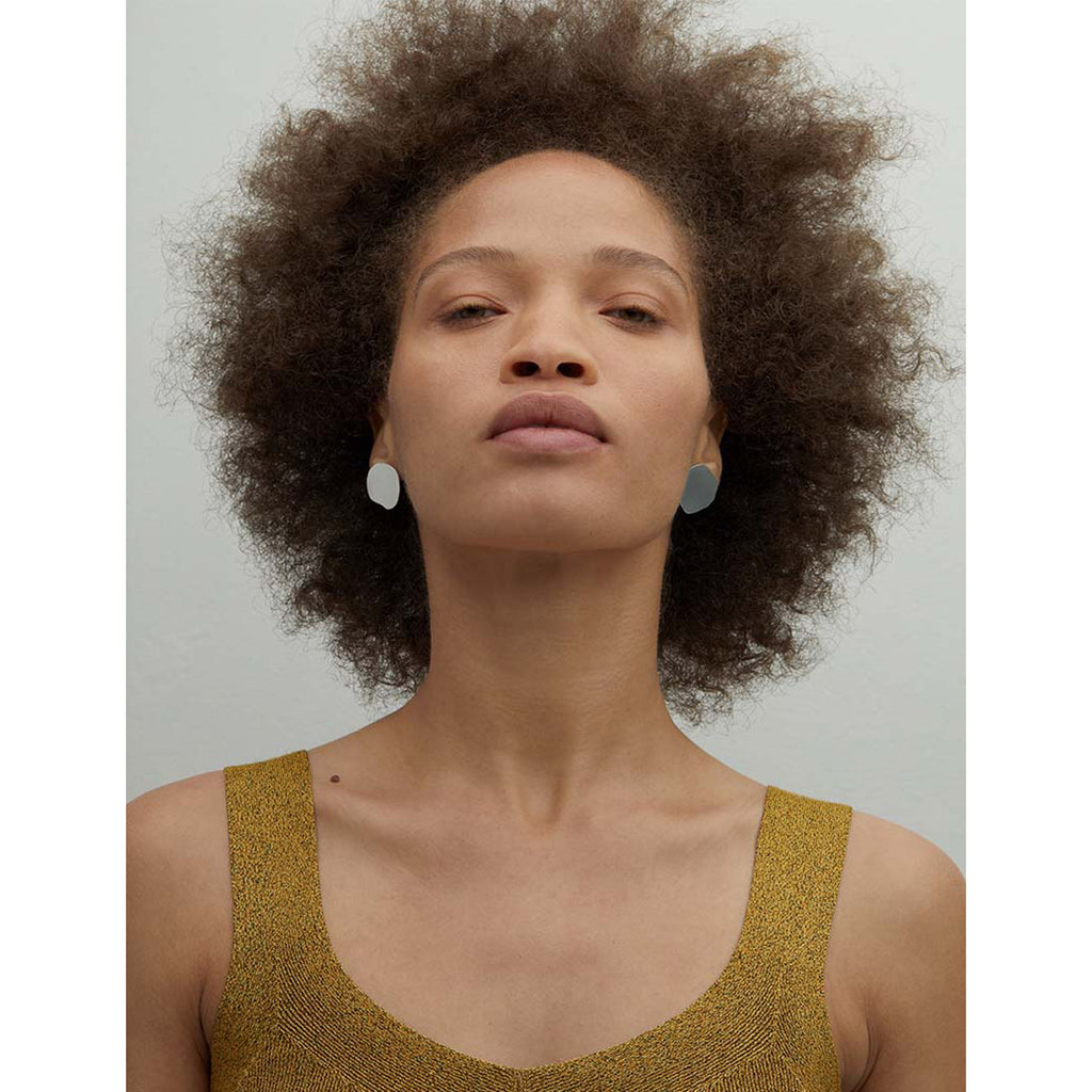 scrap studs in silver