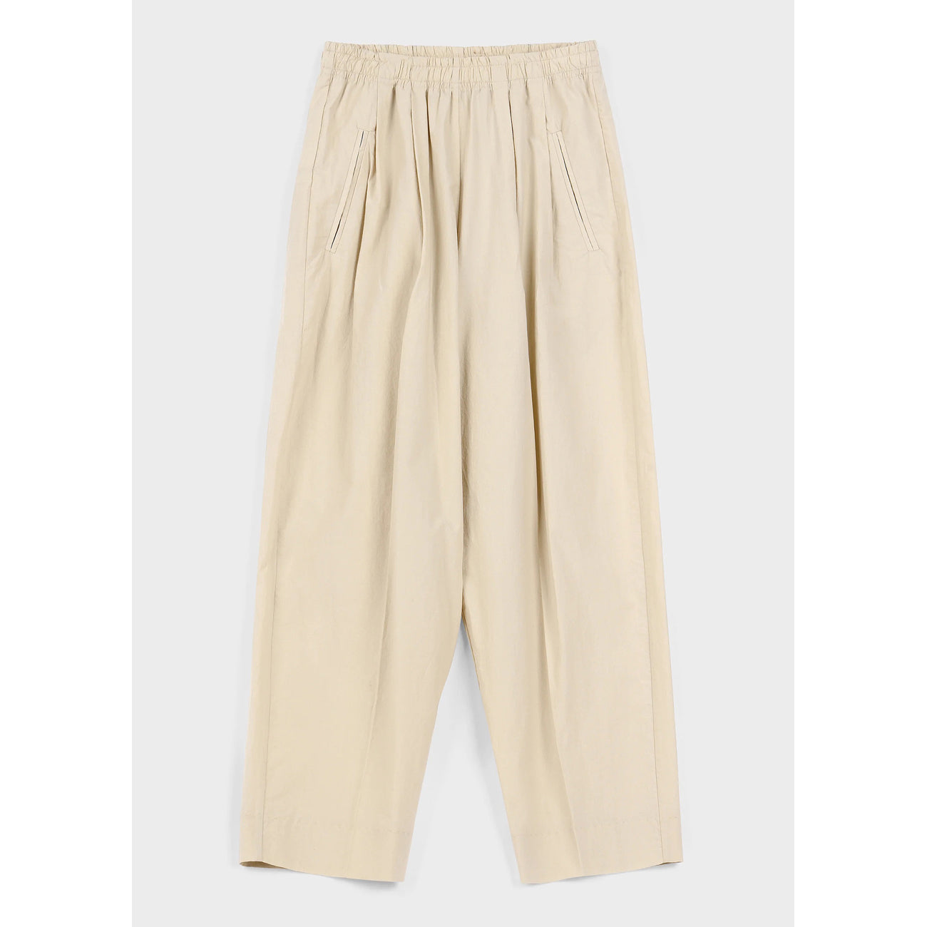 relaxed lean trouser in eggshell