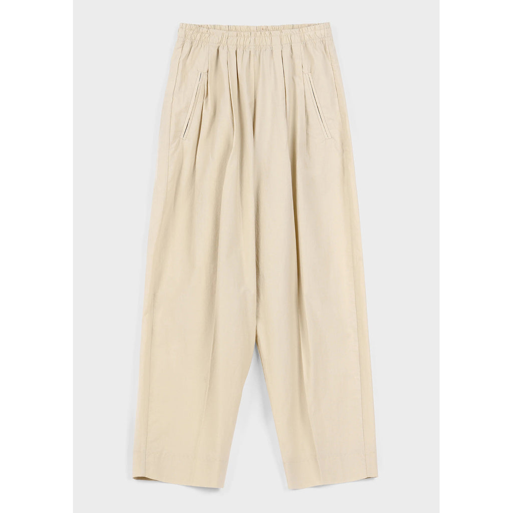 relaxed lean trouser in eggshell