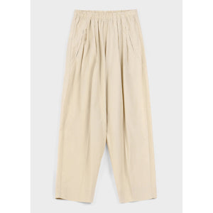 relaxed lean trouser in eggshell