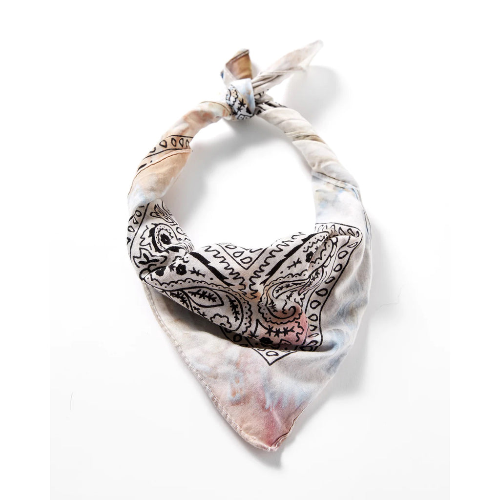 vintage bandana in ivory