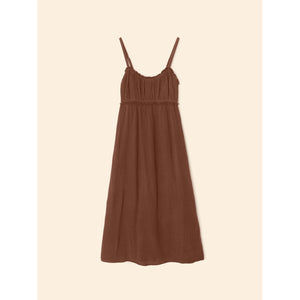 jacinda dress in cocoa bean