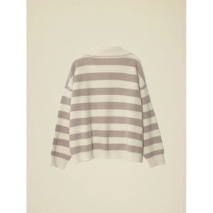 rafferty sweater in vanilla mauve