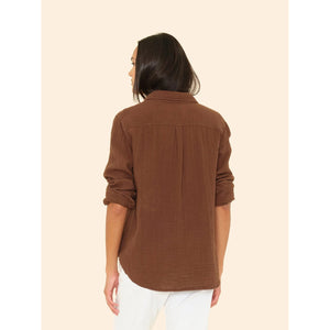 scout shirt in cocoa bean