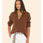 scout shirt in cocoa bean