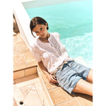 claudia shirt in white