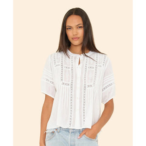 claudia shirt in white