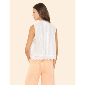 lara shirt in white