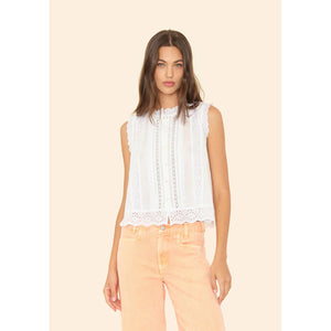 lara shirt in white