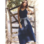 fallon dress in navy