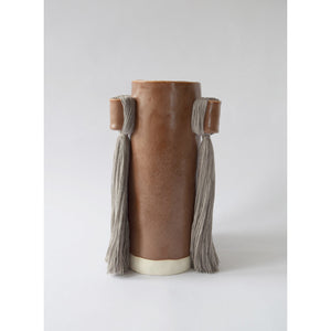 vase #607 in brown