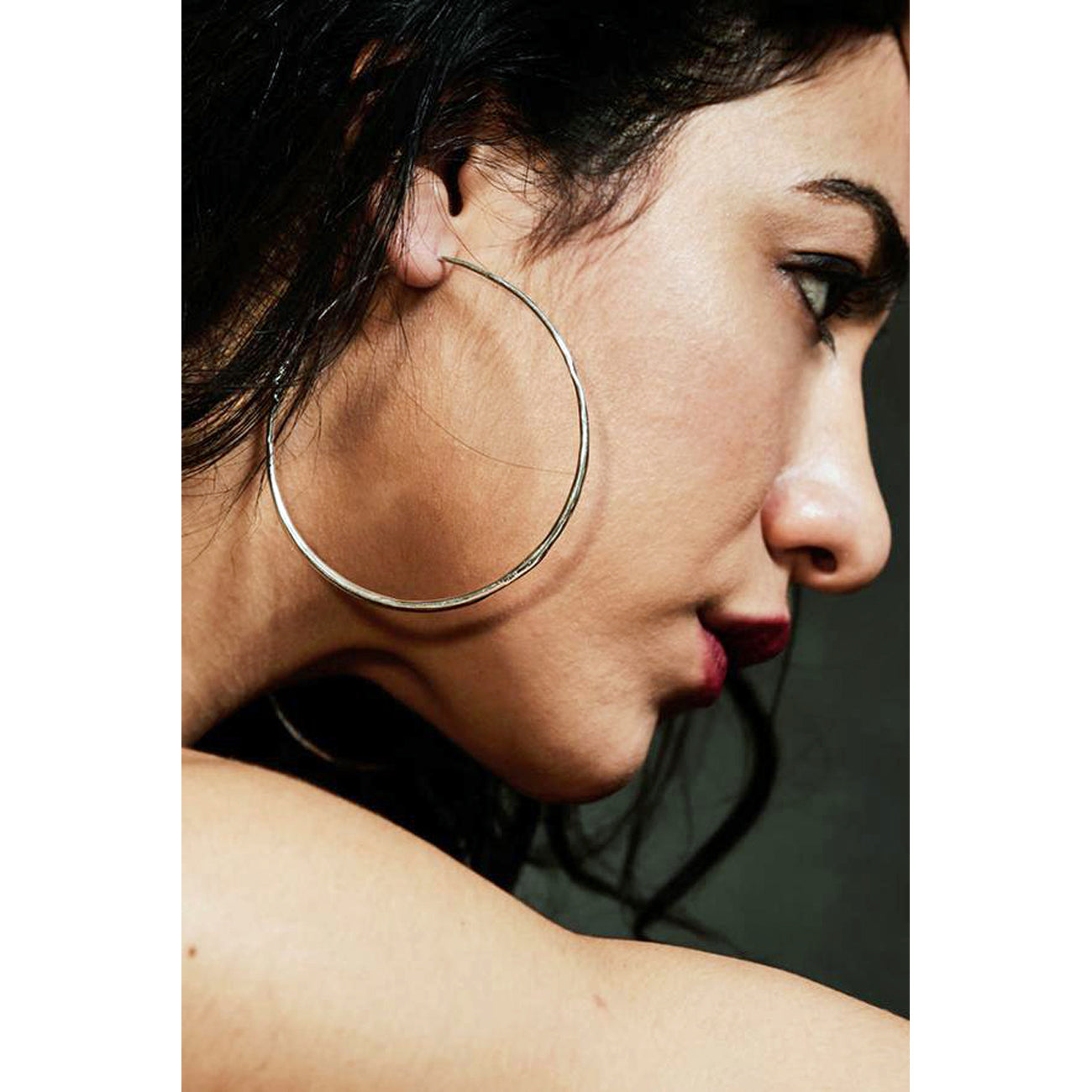 fede hoop earrings