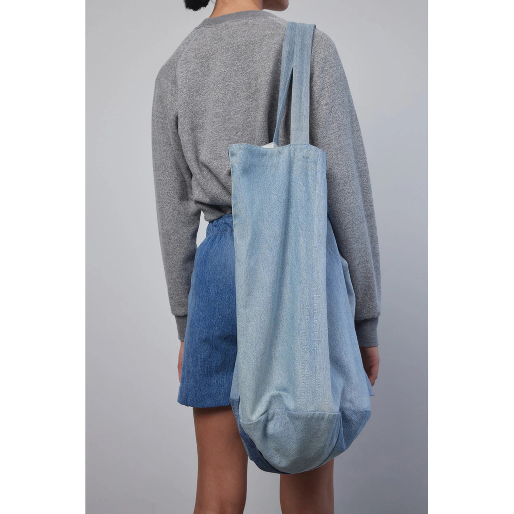 reworked vintage market tote