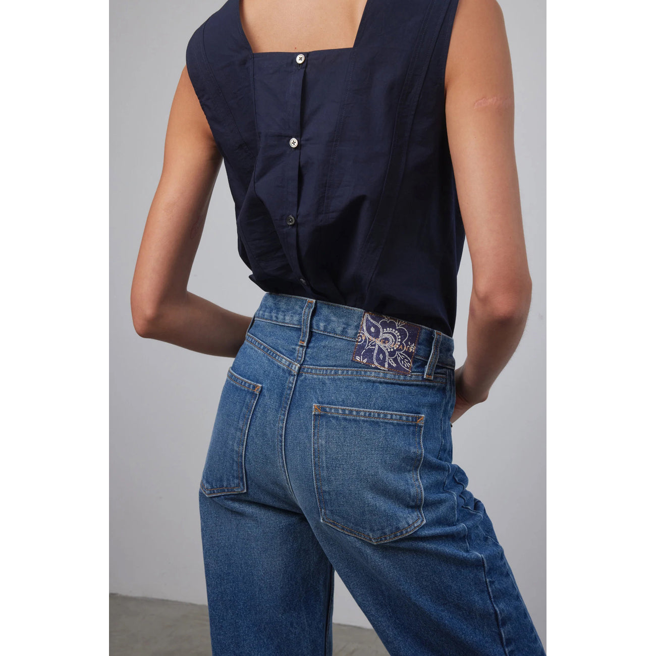 lasso jean in merce sunfade