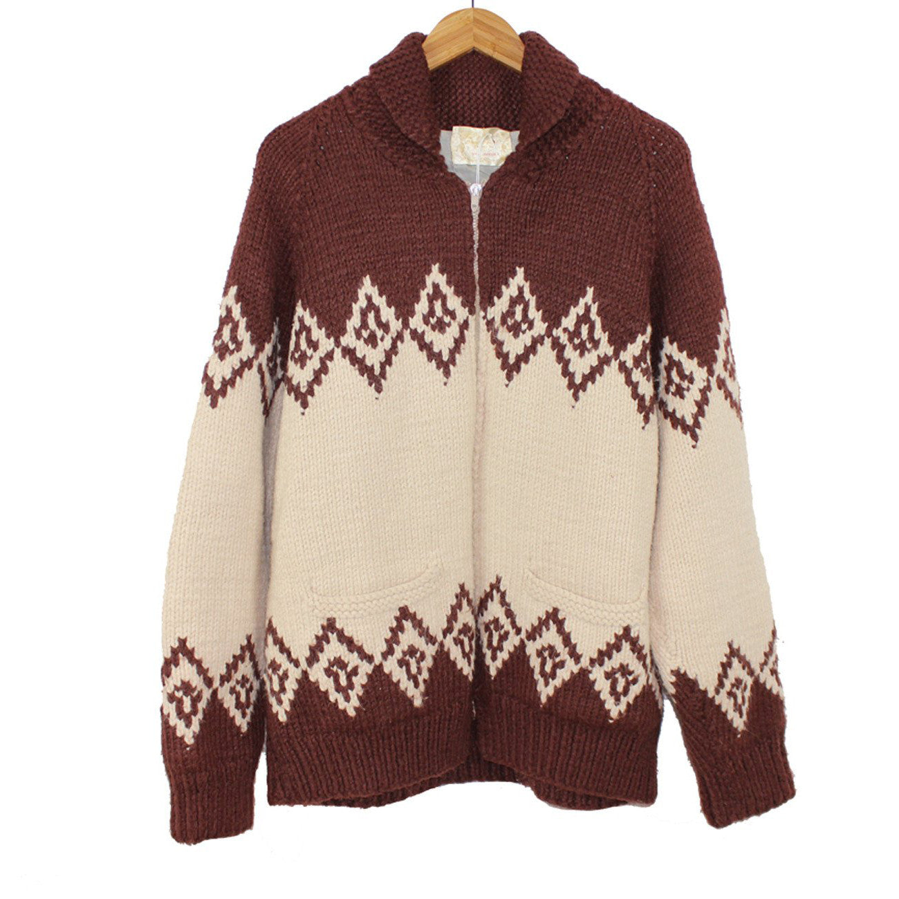 1950's hand knit cowichan sweater