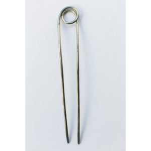 silver le loop hair pin