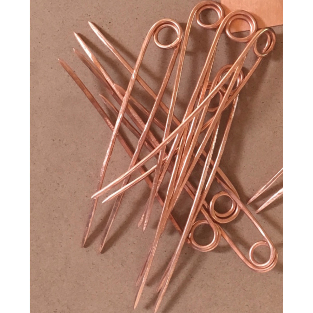 copper le loop hair pin
