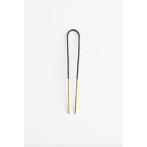 brass equinox mini hair pin