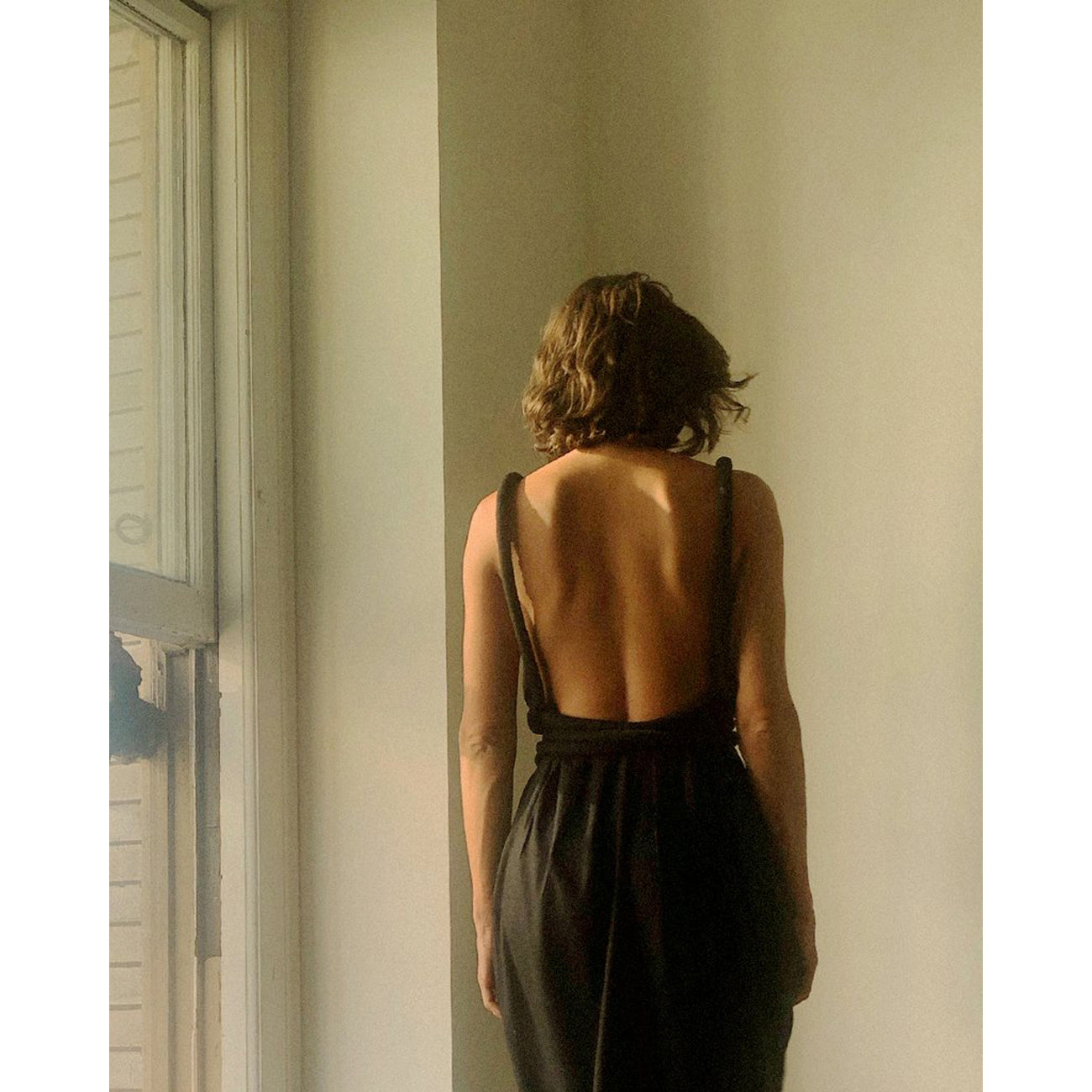 infinite rope jumpsuit in black