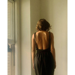 infinite rope jumpsuit in black