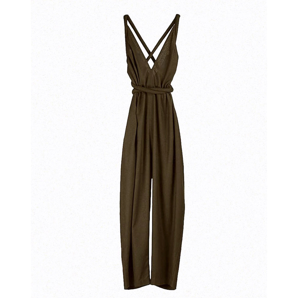 infinite rope jumpsuit in black