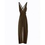 infinite rope jumpsuit in black