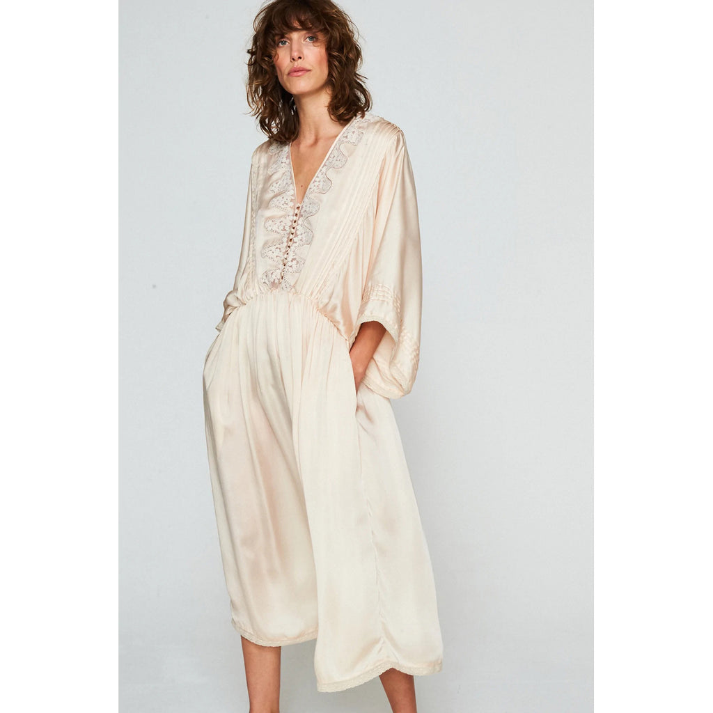 honeysuckle gown in natural blush
