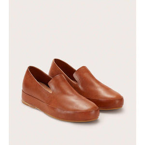 hand sewn slipper rubber in tan