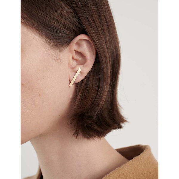 Long Plate Earring (Kathleen Whitaker)-
