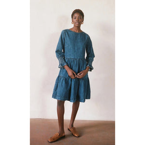 langer dress in organic cotton denim