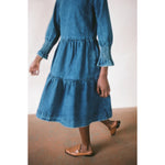 langer dress in organic cotton denim