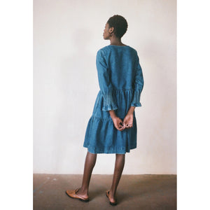 langer dress in organic cotton denim