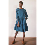 langer dress in organic cotton denim