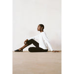 long sleeve tee in bone