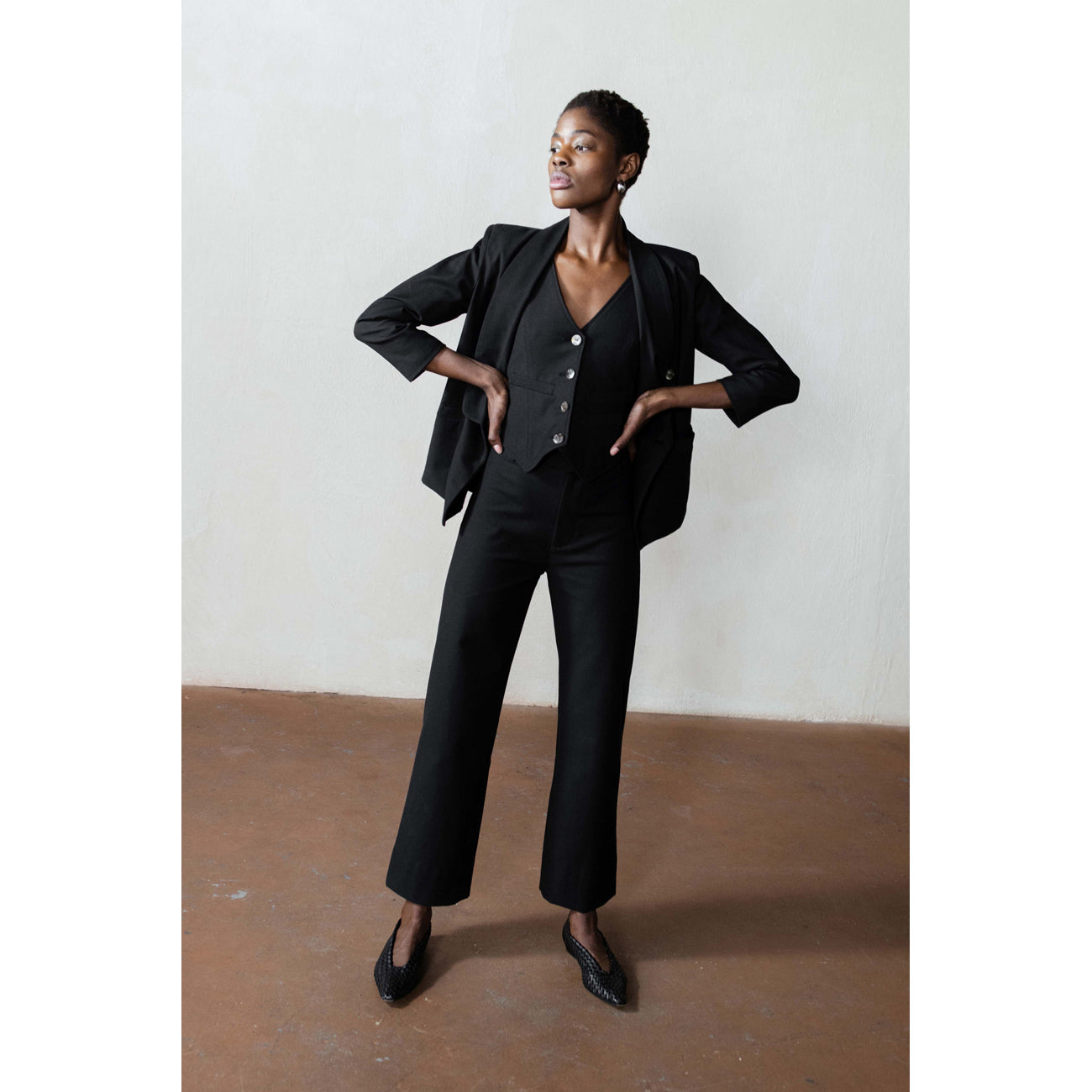 luna pant in noir