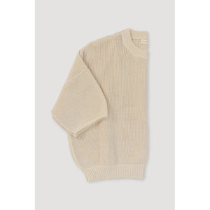 mesh tee in cream