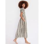cate dress in goa stripe