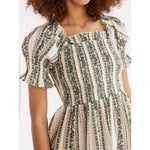 cate dress in goa stripe