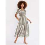 cate dress in goa stripe