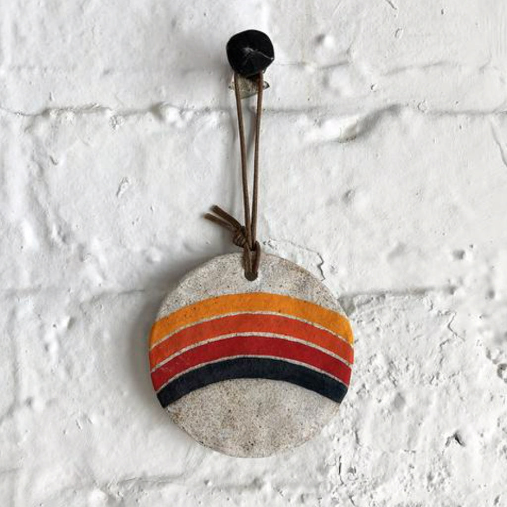 rainbow rings ornament
