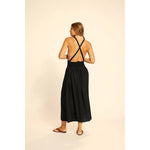 bella skirt in black silk