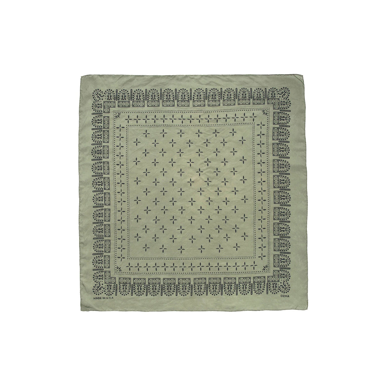 1930's bandana in nettle