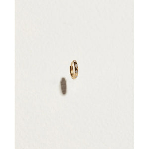 6mm diamond dot huggie