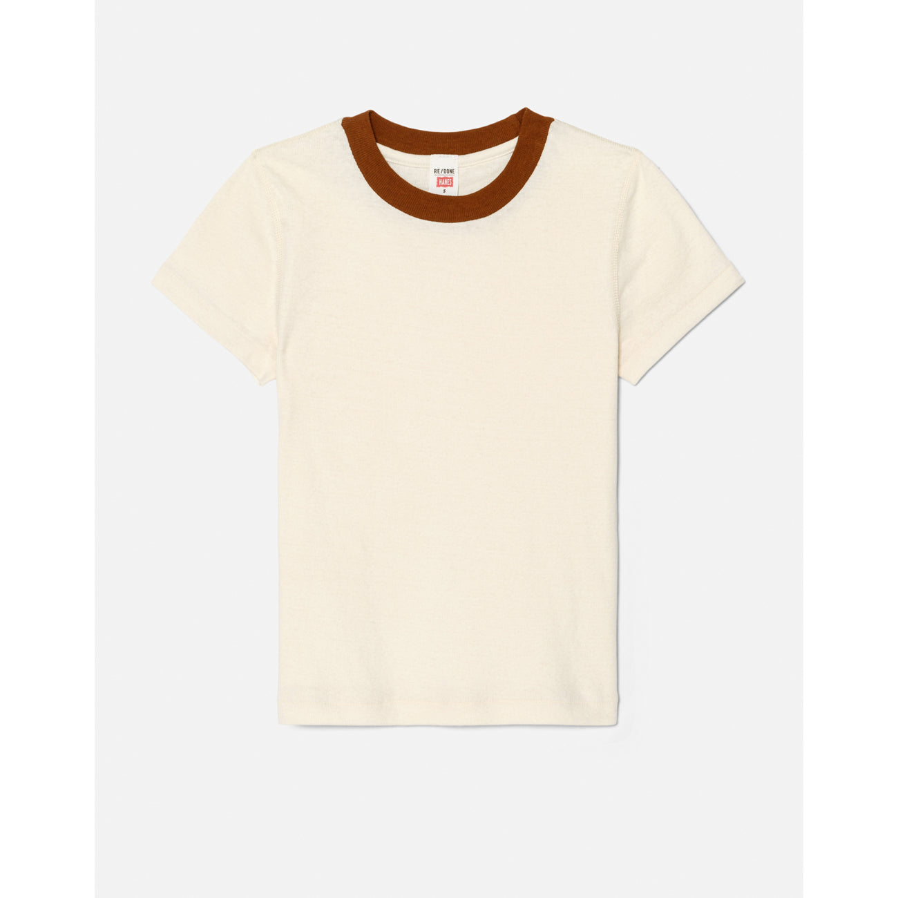 90s tee in vintage ivory + sienna