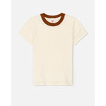 90s tee in vintage ivory + sienna