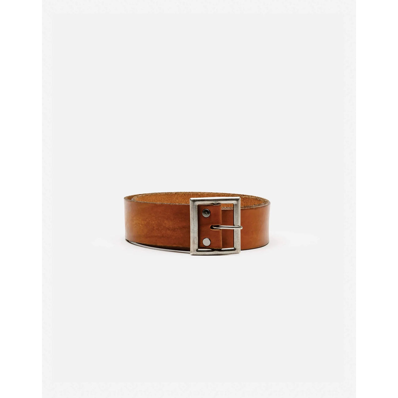 60s buckle belt in cuoio leather