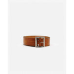 60s buckle belt in cuoio leather