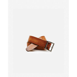 60s buckle belt in cuoio leather