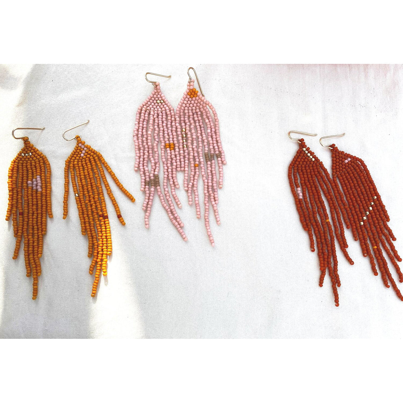 tara beaded earrings