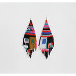 otti black beaded earrings